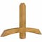 Ekena Millwork Bellingham Rough Sawn Timber Gable Bracket, Western Red Cedar, 48"W x 28"H x 4"D x 4"F, 14/12 Pitch GBW048X28X0404BEL00RWR - alternate 3
